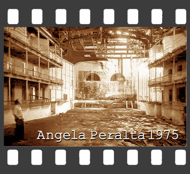 Angela Peralta in ruins after Hurricane Olivia 1975