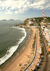Playa Olas Altas beach en Mazatlán