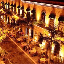 Mazatlan Centro Historico at night