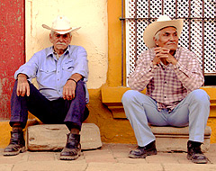 Cowboys in Copala Mexico