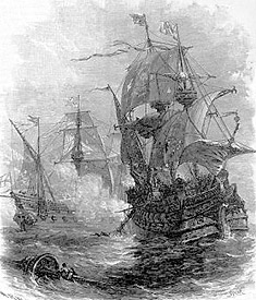 Spanish Galleon sant Ana Capture 1588