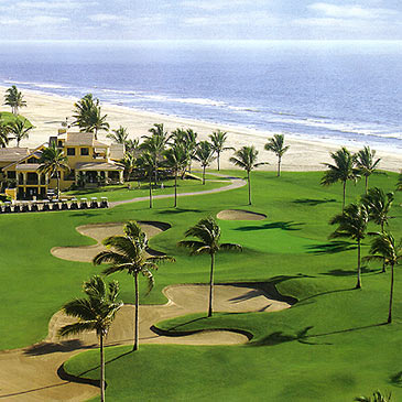 Vista aérea del campo de golf de Estrella del Mar Mazatlán
