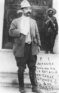 Francisco I. Madero wounded at Casas Grandes, 1911