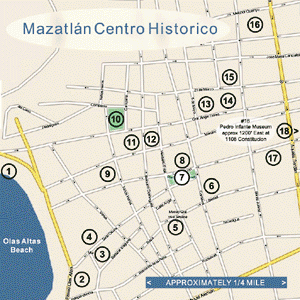 Download free maps of Mazatlan and Sinaloa State, Mexico
