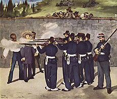 Maximilian execution in 1867
