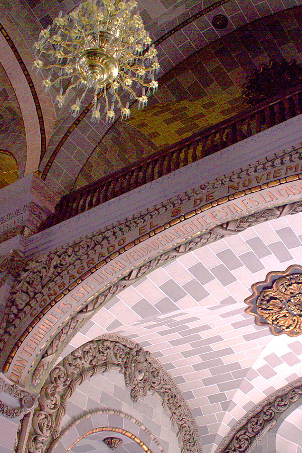 Mazatlan Cathedral ceiling
