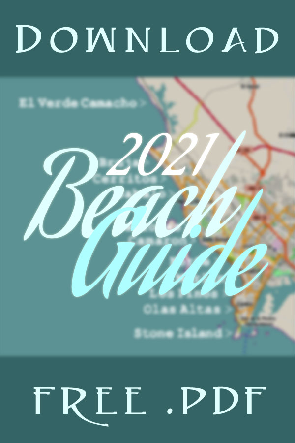 2022 Mazatlan beach map and guide - download free .pdf!