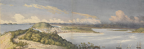 Mazatlan 1850 by Admiral Edward Gennys Fanshawe
