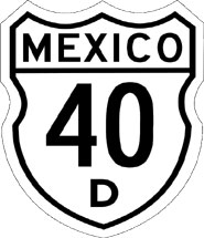 Carretera federal 40D historia