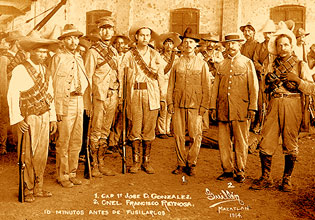 Mexican Revolution soldiers in Mazatlan