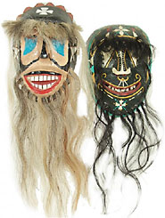 Traditional Yaqui masks